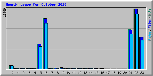 Hourly usage for October 2026